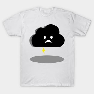 angry lightning cloud T-Shirt